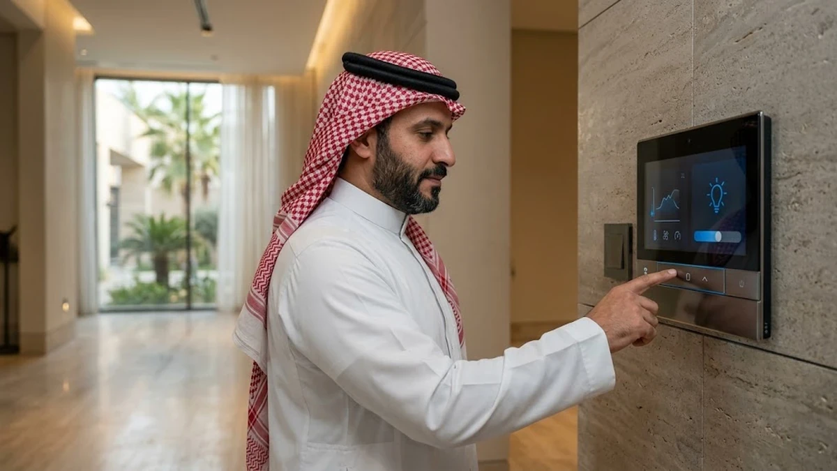 نظارة طبية فاخرة بعدسات متعددة البؤر للقراءة موضوعة على سطح أبيض نظيف داخل مركز بصريات حديث