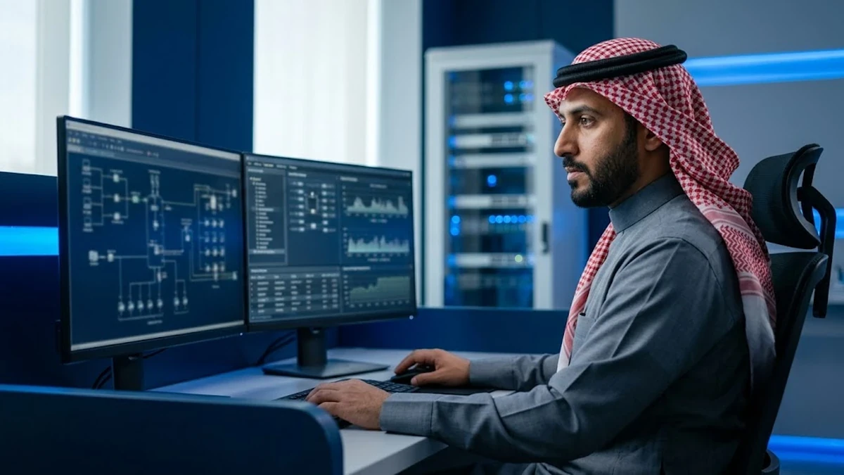نظارة قراءة طبية فاخرة موضوعة بجانب هاتف ذكي على مكتب عيادة عيون حديثة لتوضيح أسباب ضعف النظر